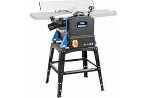 Güde 55441 - Piallatrice GADH 254 (interruttore di sovraccarico, protezione dell'albero della pialla, regolazione del tavolo di spessore tramite volantino)