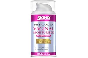 5KIND CLINICAL SKINCARE 5Kind Vaginal Moisturiser for Vaginal Dryness 100ml - PH Balance for Women - Menopause Friendly, Hormone Free Vagina Dry Cream - Long Lasting Rehydration Vulva Balm Cream