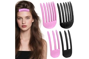 MumdoYAL 4 Pezzi Clip Volumizzante per Capelli, per Aumentare il Volume alla Radice, la Spazzola Styling Dona Maggiore Pienezza ai Capelli