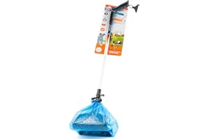 HandiScoop Easy Reach Dog Pooper Scooper with Long Handle and Easy to use Trigger 85cm / 33”, Handheld Dog poop scoop, Poo Picker, Lightweight Animal Waste Picker for Dogs & Cats