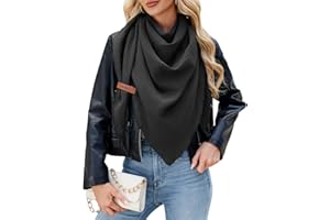 Niwicee Bufanda Mujer Pañuelo Calor Otoño Invierno Primavera Algodón Bufandas Color Puro Fular Suave y Cómodo Chal Mujer Triángulos Panuelos Regalos Grande Larga Scarf Manta 190x80cm