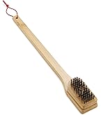 Brosse de nettoyage bambou 30cm pour barbecue Weber