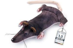 PetTec® Interaktywna zabawka dla kotów, elektryczna do samodzielnego zajęcia, ruchoma mysz szczura z kocimiętką, interaktywna zabawka dla kotów, automatyczna zabawka dla kotów, zabawka