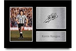 HWC Trading A4 Kevin Keegan Newcastle Utd Gifts Printed Signed Autograph Picture for Fans and Supporters - A4