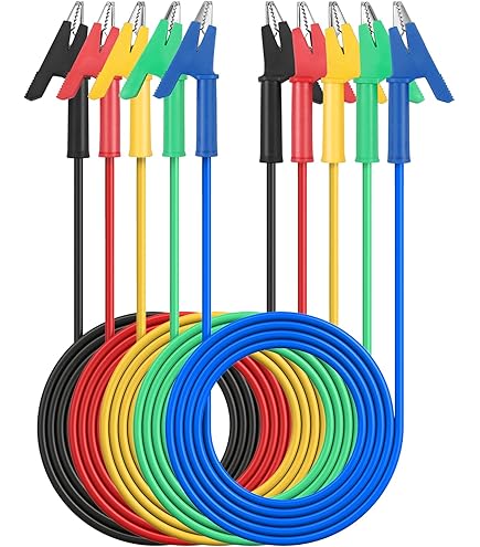 Krokodilklemmen Prüfklemmen Prüf Kabel Messleitung Klemme Messkabel Set Krokodilklemmen Prüfklemmen Prüf Kabel Messleitung Klemme Messkabel Set
