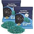 Rat Poison Bait Grains Mouse Poison Grain Rodent Control Maximum Strength Strongest Rodent Killer Fast Acting Single Feed Whole Wheat Grain Bait Sachets (2 x 50g)