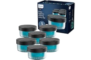 PHILIPS UK Kitchen and Home Quick Clean Pod Replacement Cartridge for Electric Shaver, 5 plus 1 pack, Up to 18 mos hygienic shaving, Compatible, CC16/50, 1.338 kg, 6 Count