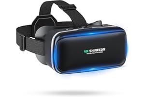 XWP VR Brille, HD-Linsen 3D Virtual Reality Brille für Handy-Spiele, Filme & Videos, kompatibel mit iPhone/Android (4.7–6.8"),Geburtstags-/Weihnachts-/Spielzeuggeschenk für Kinder und Familie