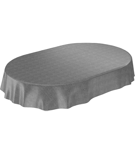 Buitentafelkleed 140x180cm ovaal Taupe - Huishoudartikelen online | Huishoudwinkel online
