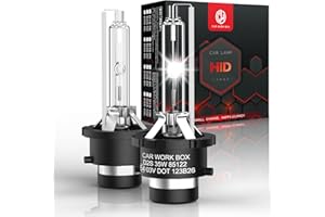 D2S Xenon Brenner 6000K, CAR WORK BOX HID Scheinwerfer Lampe für 12V Auto