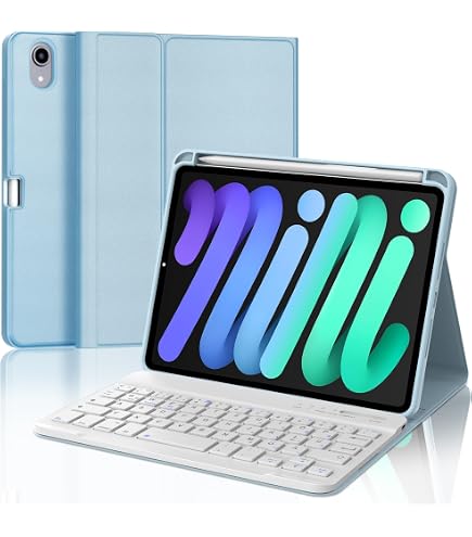 SENGBIRCH IPad Pro 12.9 Tastatur-Hülle Mit Beleuchtetem Touchpad – Für IPad Air 13 (M3/M2) – Kabellos, Abnehmbar, Magnetisch, Dunkelgrün