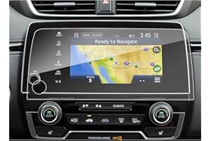 SXCY Verre Trempé pour Honda CR-V CRV 2022 Film Protection écran, 7 Pouces HD Transparent GPS Navigateur Film, 9H Dur/Anti Rayure/Anti Empreinte CRV Accessoires