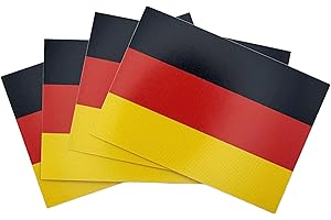 STIGMASTICKER 50 Stück - Deutschland - Aufkleber - Sticker - Fahne - Flagge - DE - Weltmeisterschaft - Europameisterschaft - DinA8-7,4cm x 5,2cm