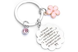 LXSAZP Cadeau Collègue Porte Clef CollèGue Cadeau DéPart Collègue Cadeau Retraite Femme Homme Original Cadeau Collegue De Travail Femme Cadeau Merci Cadeau Depart Collegue De Travail Porte Clés Personnalisé