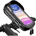 LEMEGO Porta Cellulare Bici Impermeabile, Borsa Manubrio Bici MTB Porta Supporto Telefono Bici Bicicletta Monopattino Elettri