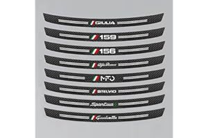 DVSWRB Car Carbon Fiber Rear Bumper Guard Plate, for Alfa Romeo 159 147 Giulietta Stelvio 4C MITO 156 Giulia Sportiva,Bumper Guard, Trunk Sill Plate Tail Trim Guard Logo Sticker Anti Scrape Accessory