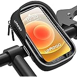 LEMEGO Porta Cellulare Bici Impermeabile, Borsa Manubrio Bici MTB Riflettente Supporto Telefono Bici Monopattino Elettrico Mo