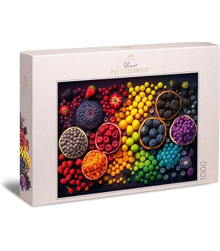 Ulmer Puzzleschmiede - Puzzle Colori nitidi – Puzzle da 2000 pezzi – Puzzle con erbe e spezie, come un tocco moderno in un elegante design da cucina e da parete