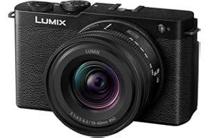 Panasonic Lumix DC-S9NE-K Videocamera mirrorless Full Frame Open Gate per vlogging, 24,2 MP, video 6K/4K, PDAF 779 punti, stabilizzazione dell'immagine, Nero, con S-R1840E 18-40mm S Obiettivo