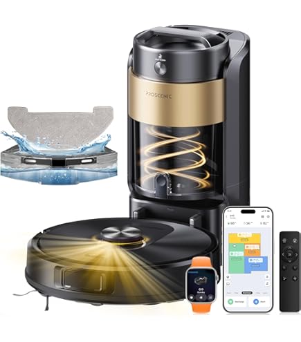 Wischpad und Beutel Set zur Verwendung mit für MONSGA MS1 MAX Saugroboter