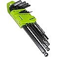 Siegen 9pc Long Ball-End Hex Key Set - Imperial - S01098