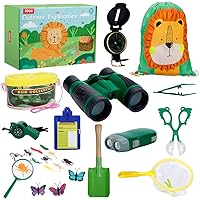 LBLA Kinder Outdoor Exploration Spielzeug 27 Stück,Spielzeug ab 3 Jahre Junge Mädchen, Kinder Forscherset Fernglas…