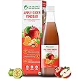 Dr. Vaidya's Apple Cider Vinegar Juice | Weight Management, Skin & Hair Health | 6 Super Herbs: Garcinia, Raw Turmeric & Honey | Vegan & Gluten-Free | (450ml) - Pack of 1