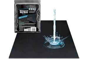 EROTICGEL 200cm x 200cm Flat Sheet Mattress Protector | 100% Waterproof | Safe with oil, water-based, & silicone-based massage products, Hypoallergenic Noiseless Machine Washable