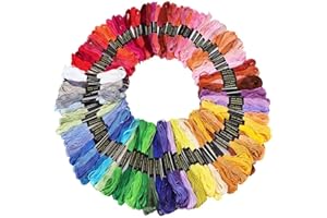 Cleana Arts Hilo de bordado de algodón para punto de cruz (150 colores)