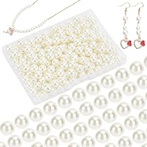 870 Perline Briolette In Vetro Sfaccettato 6mm - Colore Bianco Opaco - Perline Distanziali Per Creazione Gioielli Fai Da Te - 2