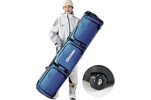 XCMAN Bolsa de Snowboard Longitud Ajustable 63-75 Pulgadas Bolsas Acolchadas para Viajes aéreos