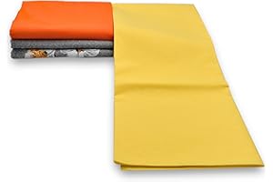 Virginia Tex Juego de 3 telas de algodón de 60 x 150 cm Tex Standard 100 en diferentes colores, tela de piqué y 2 x tela de algodón por metro 100% algodón (gris manzana blossom)