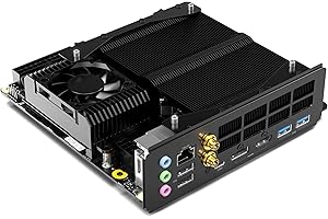 MINIS FORUM MINISFORUM BD770i ITX Scheda madre, AMD Ryzen 7 7745HX integrato, 8C/16T, FINO a 5,1 GHz, slot PCIe 5.0 x16, doppio supporto PCIe5.0 M.2, DDR5, HDMI/DP/USB-C, RJ45 2.5G, USB 3.2 Gen 2, Wi-Fi 6E
