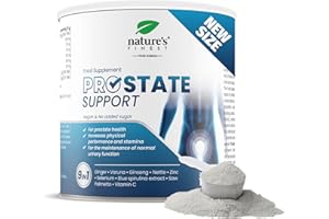 ‎NATURE'S FINEST BY NUTRISSLIM Nature’s Finest Prostata Komplex – Mit Sägepalmenextrakt, Zink & Brennnessel Extrakt – Unterstützt Prostata & Harnfunktion – 30-Tage-Kur (150g)