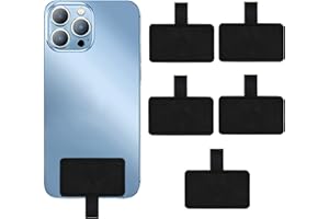 cobee Lot de 8 pièces de rechange pour cordon de téléphone portable avec anneau en métal, cordon universel pour téléphone portable, compatible avec la plupart des smartphones