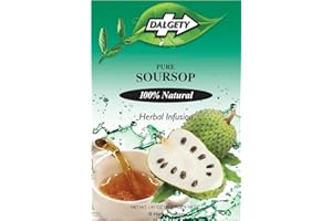 Dalgety Pure Soursop Herbal Infusion 100% Natural, Caffeine Free Tea – A Subtle & Enticing Flavour Packed with Unique Health Benefits (1 x 40g Carton - 18 Teabags (1 Pack))