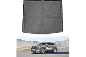 LANGBEAN Tappetini per Bagagliaio Superiore per VW Tiguan 3 2024 2025, Tiguan III Tappetino Baule Originale TPE Tappeti Bagagliaio Posteriore con Bordo Alto, Accessori Impermeabili