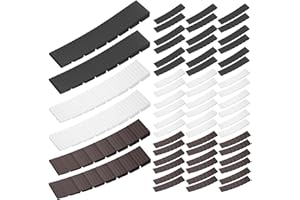 MCBLAST 60 szt. Podkładki meblowe, plastikowe kliny kompensacyjne, kliny poziomujące do mebli, szaf, komody, nogi stołu i krzesła, podkładki poziomujące (3 kolory)