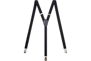 Olata Bretelle Sottili a Forma di Y, Elastiche, Completamente Regolabili, con Clip in Metallo, 2 cm