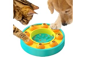 Etechydra Hundepuzzle Slow Feeder Spielzeug, Interaktives Hunde Puzzle Spielzeug für Hunde Katzen, Kleine Mittlere Schüssel für IQ-Training & Geistige Bereicherung, Hund Leckerli Spender Puzzle