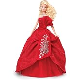 2018 Holiday Barbie Doll With Red Metallic Gown & Accessories - Collector Doll For Ages 6+ - View #3