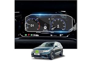 Ruiya Compatible with VW Tiguan 2 MK2 GTE Allspace 2020-2023 Screen Protector, 10.25" Tempered Glass Protective Film Tiguan Navigation Screen Protector HD GPS Devices Touchscreen Protective Film