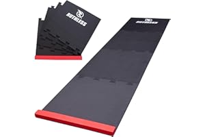 Ruthless Puzzle-Schaumstoff-Dartmatte für Anfänger und Profis, 60 x 237 cm.