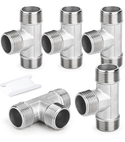 Raccord Mâle 1" BSP En Acier Inox 304 - Union Filetée Pour Eau, Huile, Gaz, Pression Jusqu'à 1.5 MPa - 5
