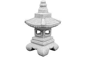 GARTENDEKOPARADIES.DE Top model grande lanterna di pietra massiccia Yukimi giapponese ha fatto del cast in pietra frostfest