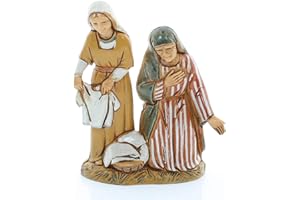 Moranduzzo Lavanderas para Belén de 10 cm – Standard 10 – Figuras Irrompibles, Estilo Árabe, Pintadas a Mano, Producto Oficial, Made in Italy, Escultor M. Landi