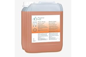 Hygiene VOS Gräddtvål Aprikos 5 liter mild tvättlotion Tvålkräm för alla vanliga tryckdispensersystem och tvåldispenser