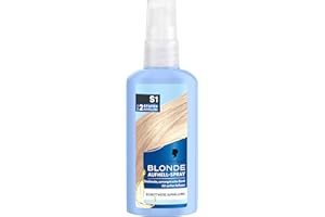 ‎SCHWARZKOPF BLONDE Schwarzkopf Blonde Aufheller S1 Stufe 3 (125 ml), Aufhellspray zum Haare aufhellen um bis zu 2 Stufen für eine strahlende, sonnengeküsste blonde Haarfarbe, Formel mit Argan-Öl