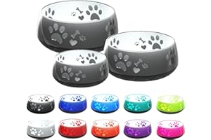 ELROPET Hundenapf für Kleine und Große Hunde - Futternapf/Trinknapf S/M/L Rutschfest (M 1010ml für Mittlere Hunde, Schwarz)