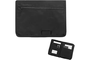 YGKYMVW Fahrzeugmappe Dokumentenmappe mit mehreren Fächern, 24 x 17,5 cm, tragbar für Schecks, Rechnungen, Quittungen, Tickets